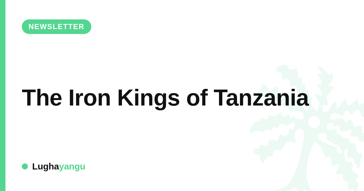 The Iron Kings of Tanzania