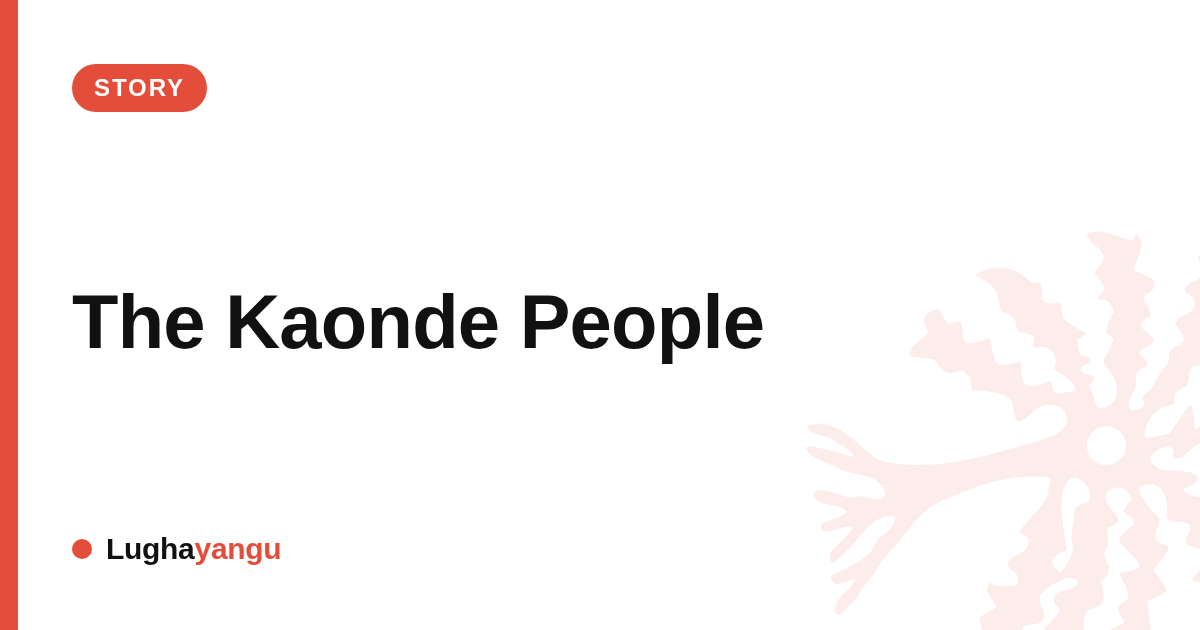 The Kaonde People